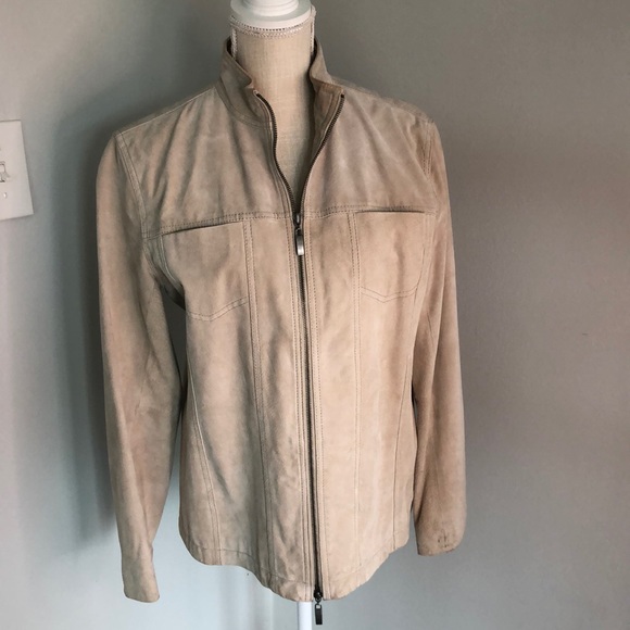 Chico's Jackets & Blazers - Chico’s leather suede zip jacket